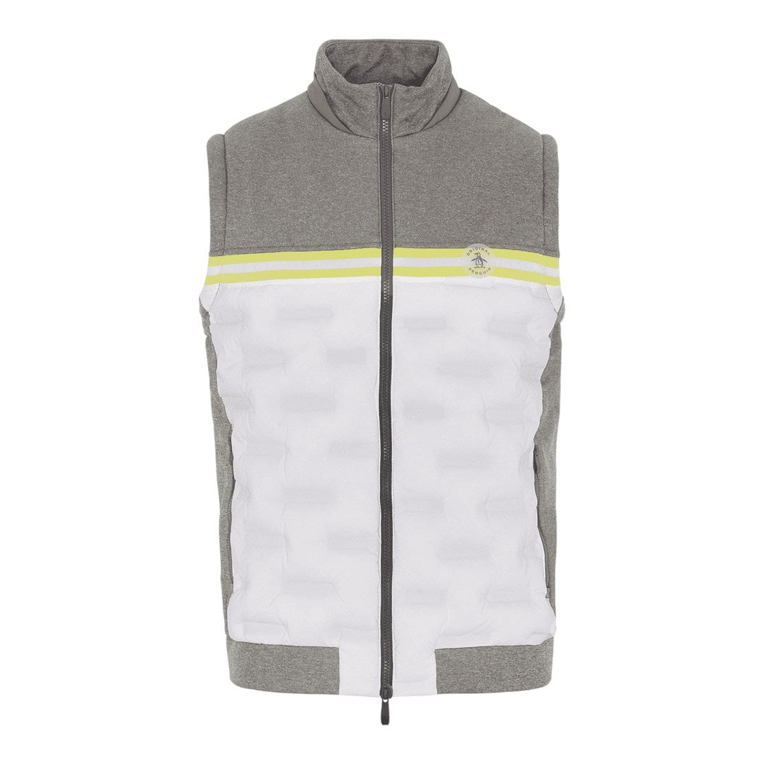 Original Penguin Insulated Mixed Media 80's Golf Vest OGVFD027