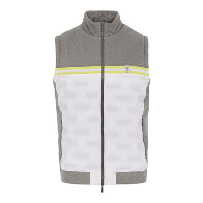 Original Penguin Insulated Mixed Media 80's Golf Vest OGVFD027