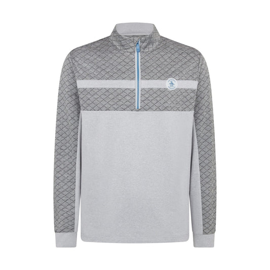 Original Penguin Mixed Media Heritage Golf Pullover OGKFE026