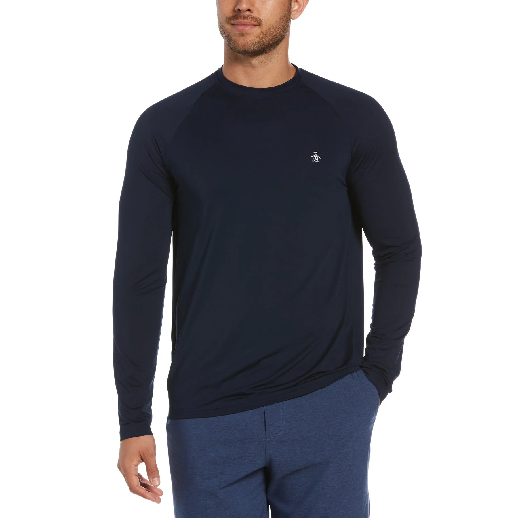 Original Penguin Pin Point Embroidered Logo Golf T-shirt OGKSB0M8