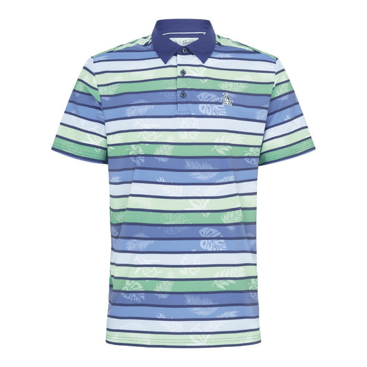 Original Penguin Resort Stripe Print Polo Shirt OGKSD012