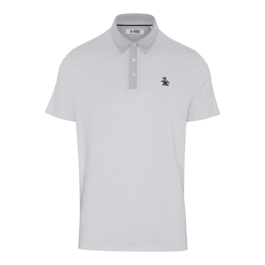 Original Penguin Retro Micro Floral Print Golf Polo Shirt OGKSE008