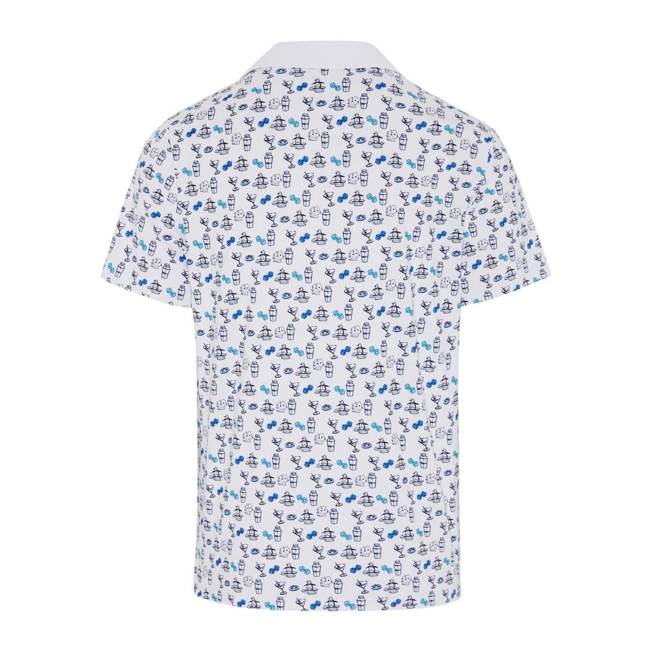 Original Penguin The Player Print Golf Polo Shirt OGKSE019