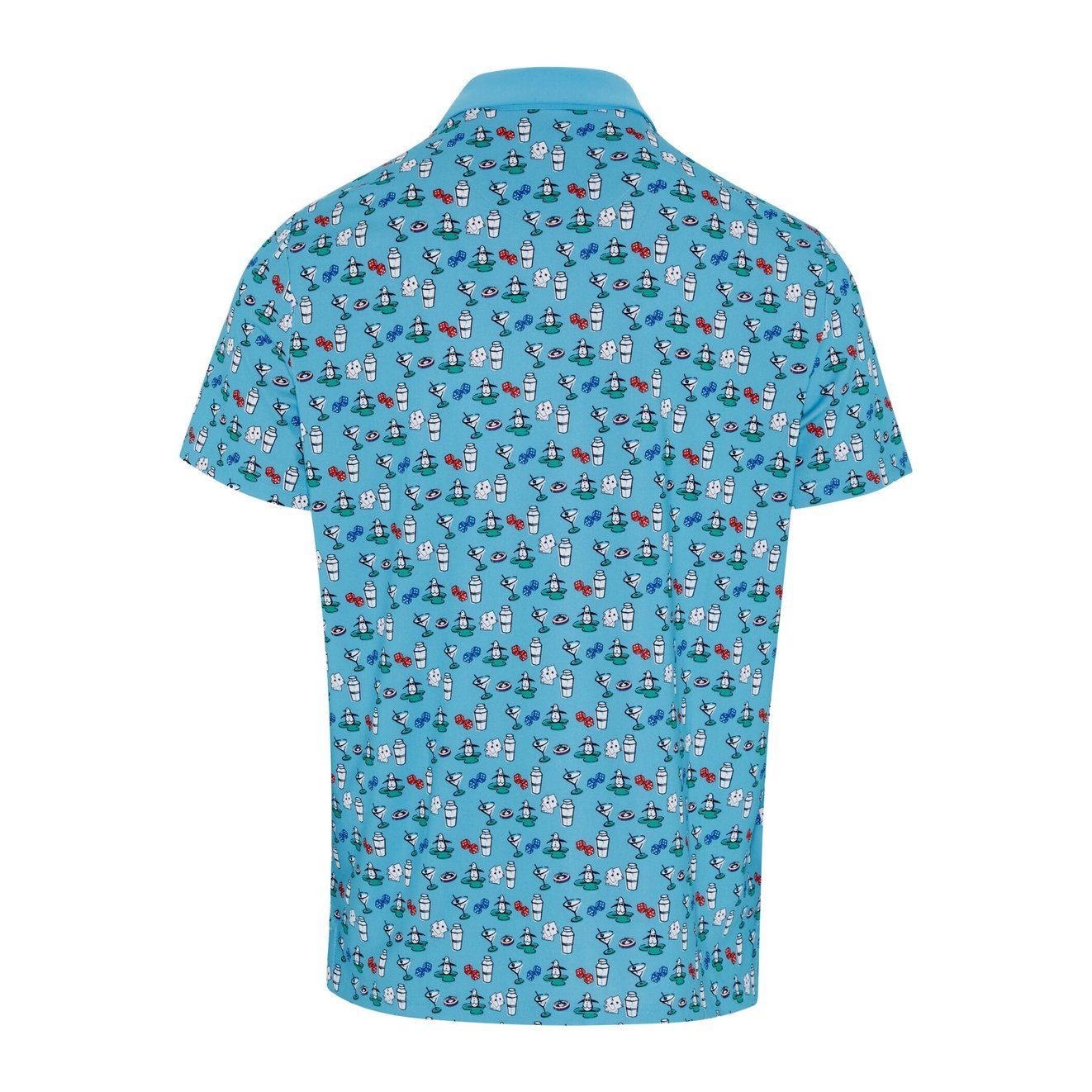 Original Penguin The Player Print Golf Polo Shirt OGKSE019