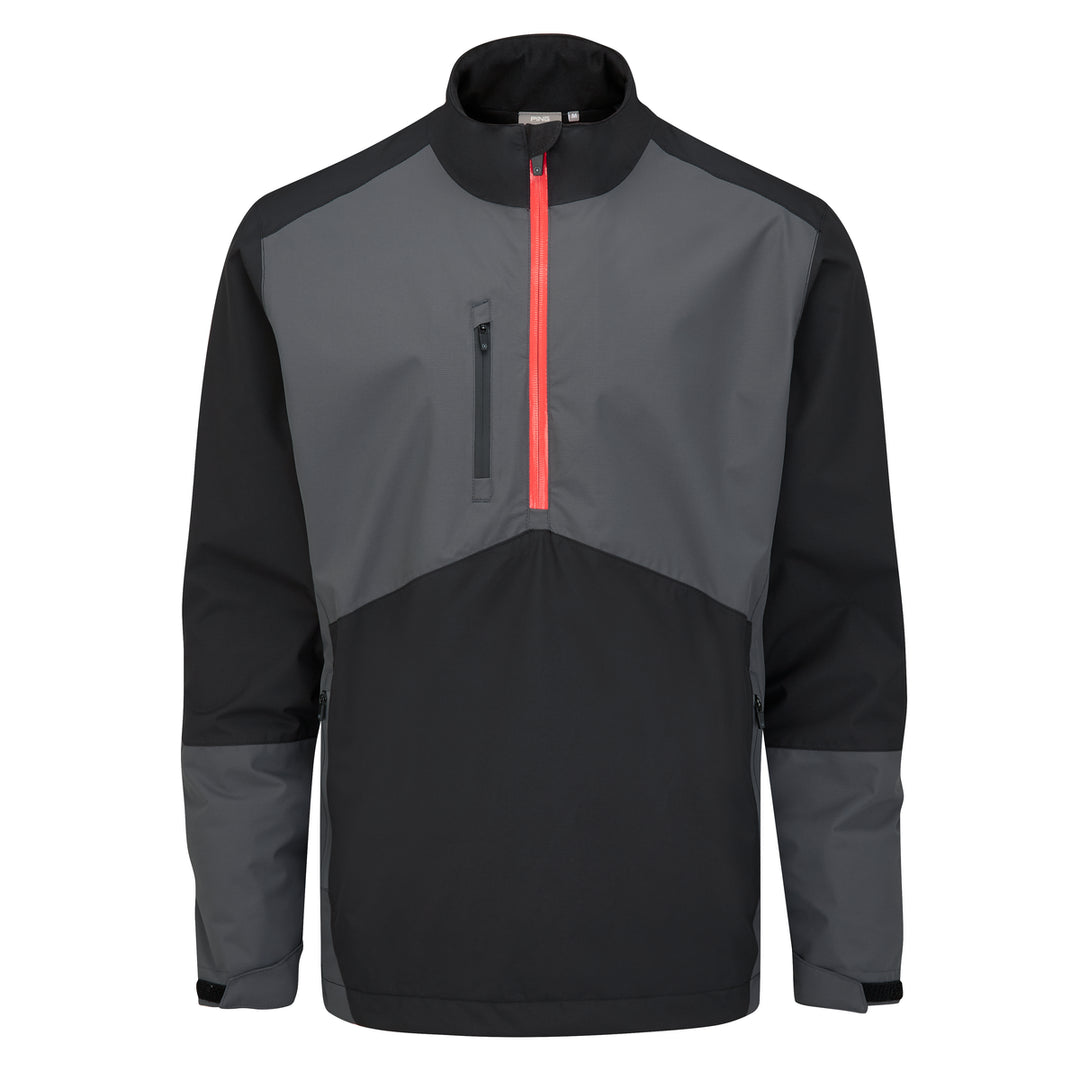 Ping Sensordry S2 Pro 1/2 Zip Golf Jacket P03629 | Black/Grey 