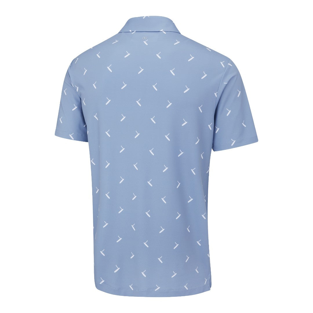 Ping Gold Putter Printed Golf Polo Shirt P03662