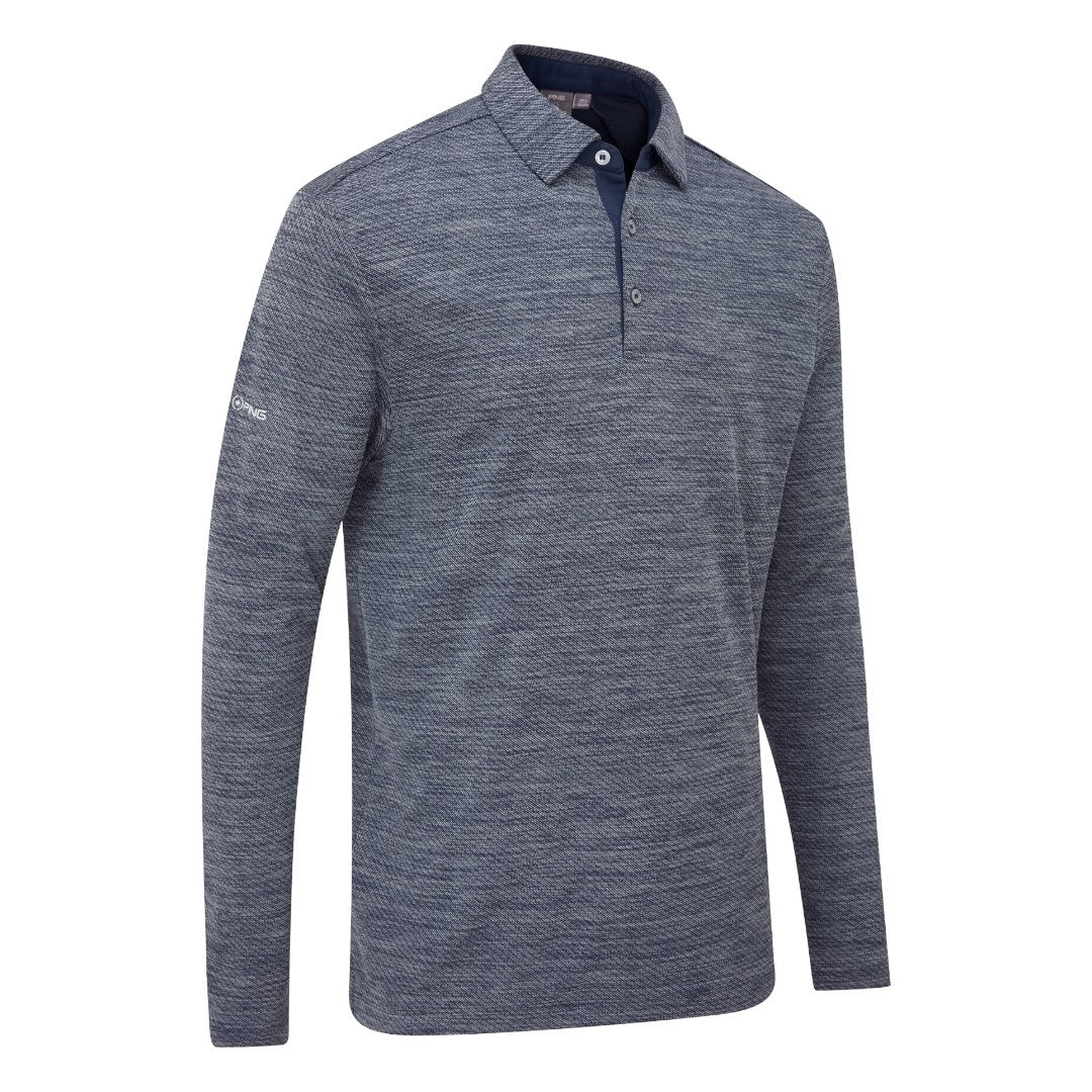 Ping Creek Performance Long Sleeve Polo Shirt P03706