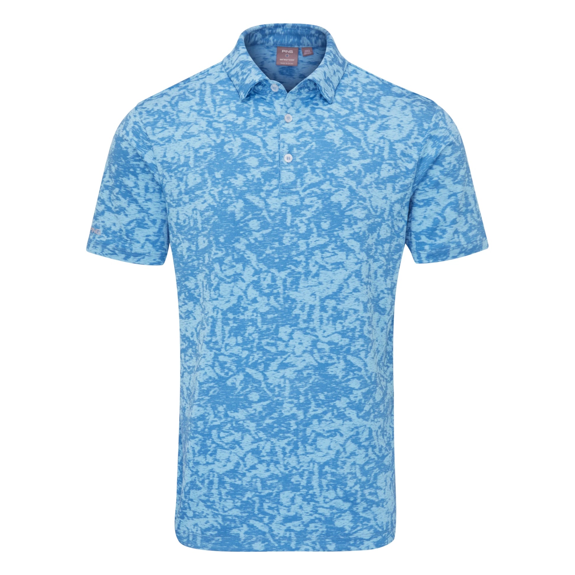 Ping Marek Camo Jacquard Golf Polo Shirt P03784