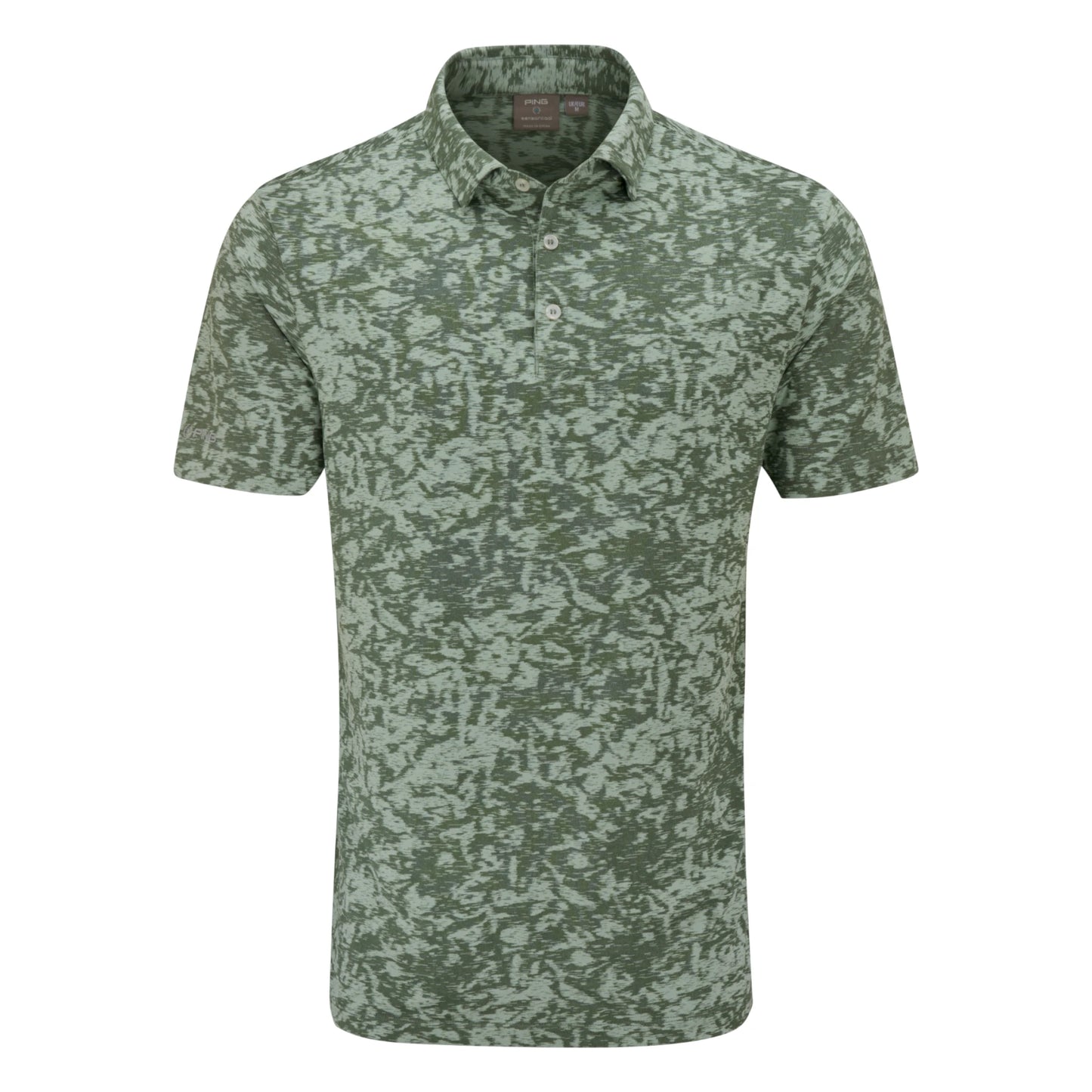 Ping Marek Camo Jacquard Golf Polo Shirt P03784
