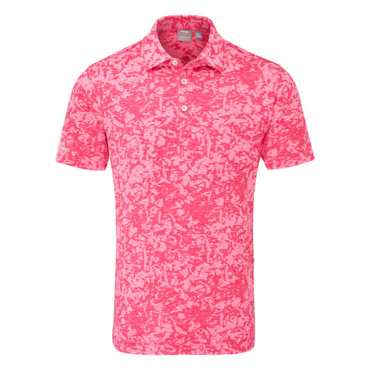 Ping Marek Camo Jacquard Golf Polo Shirt P03784
