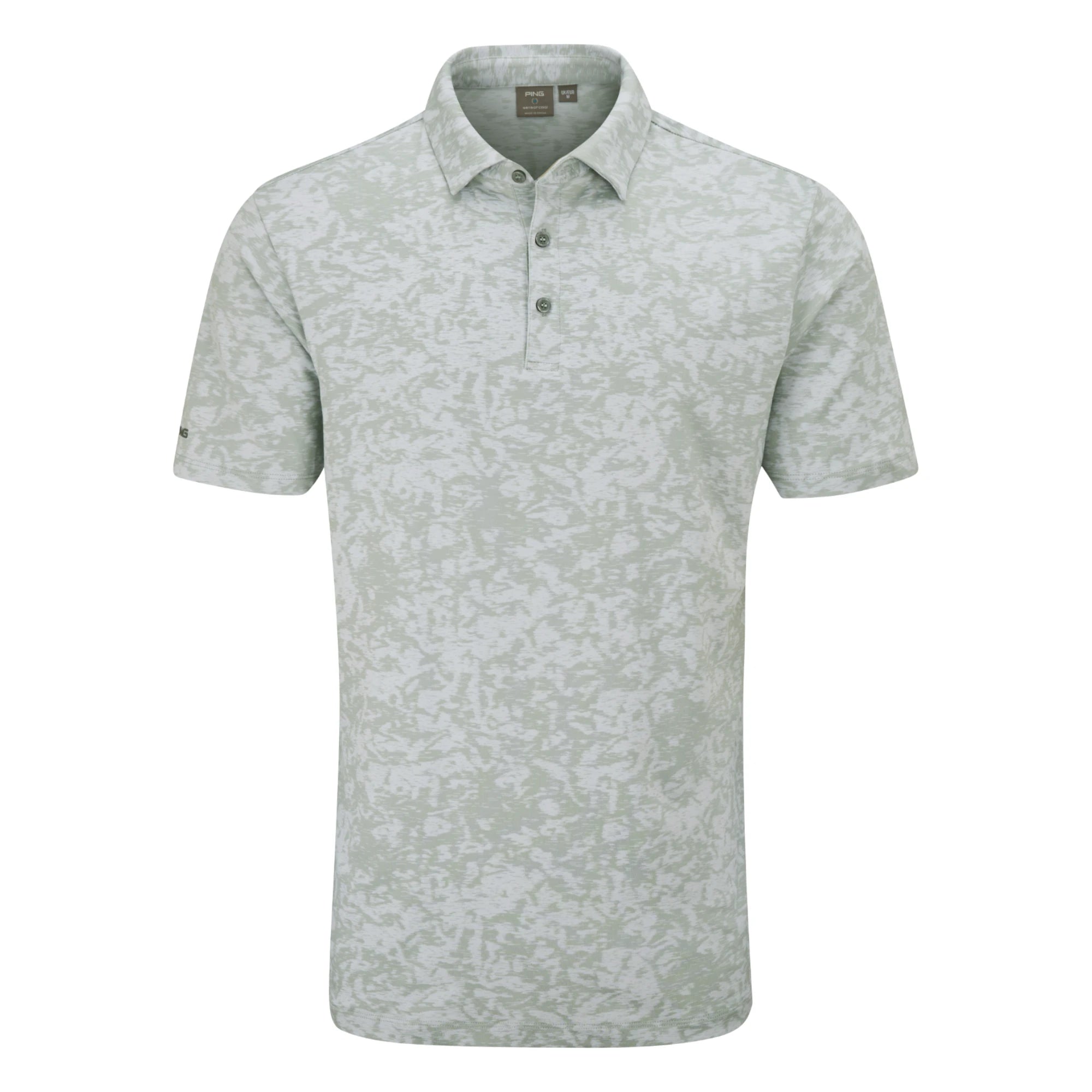 Ping Marek Camo Jacquard Golf Polo Shirt P03784