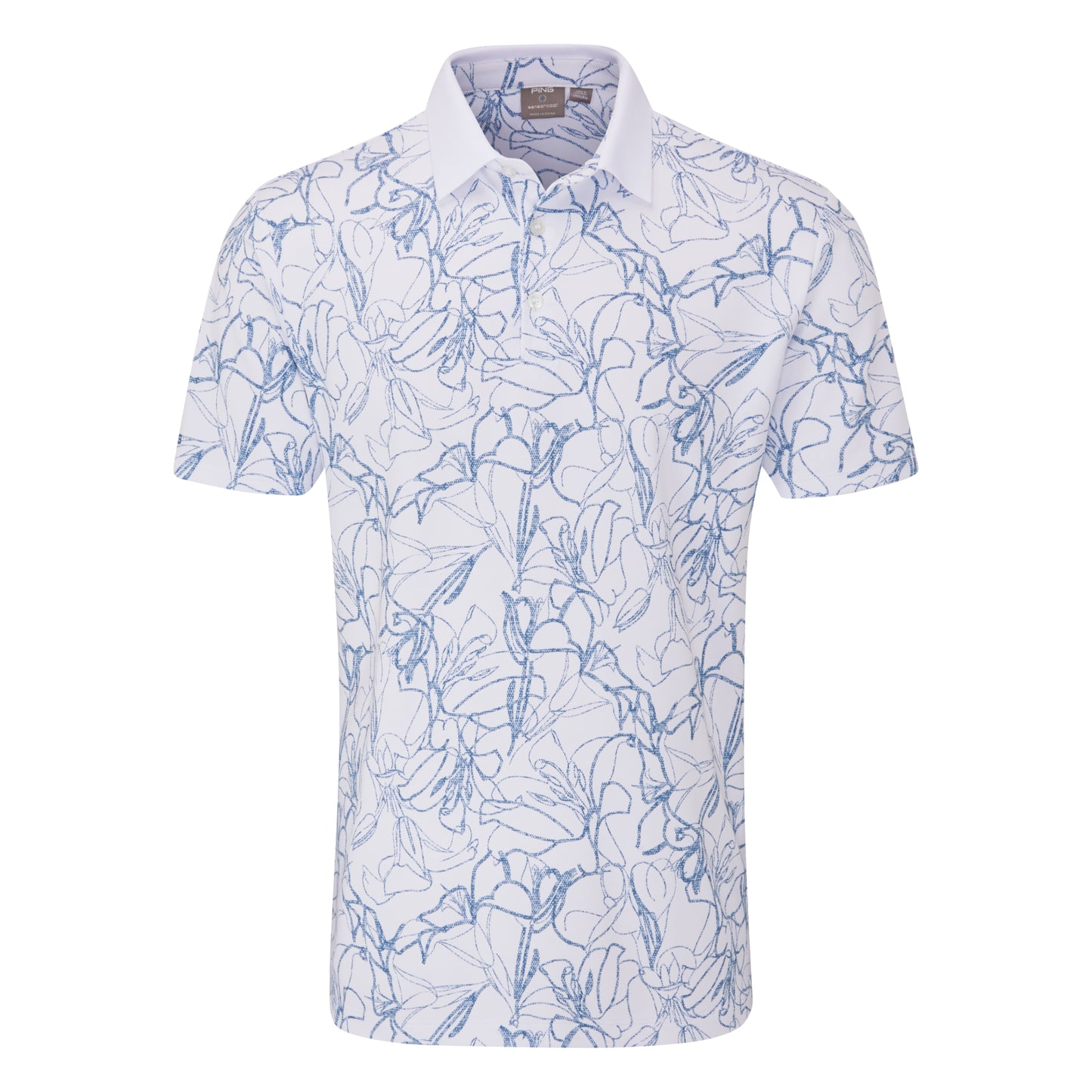Ping Orlando Printed Golf Polo Shirt P03785