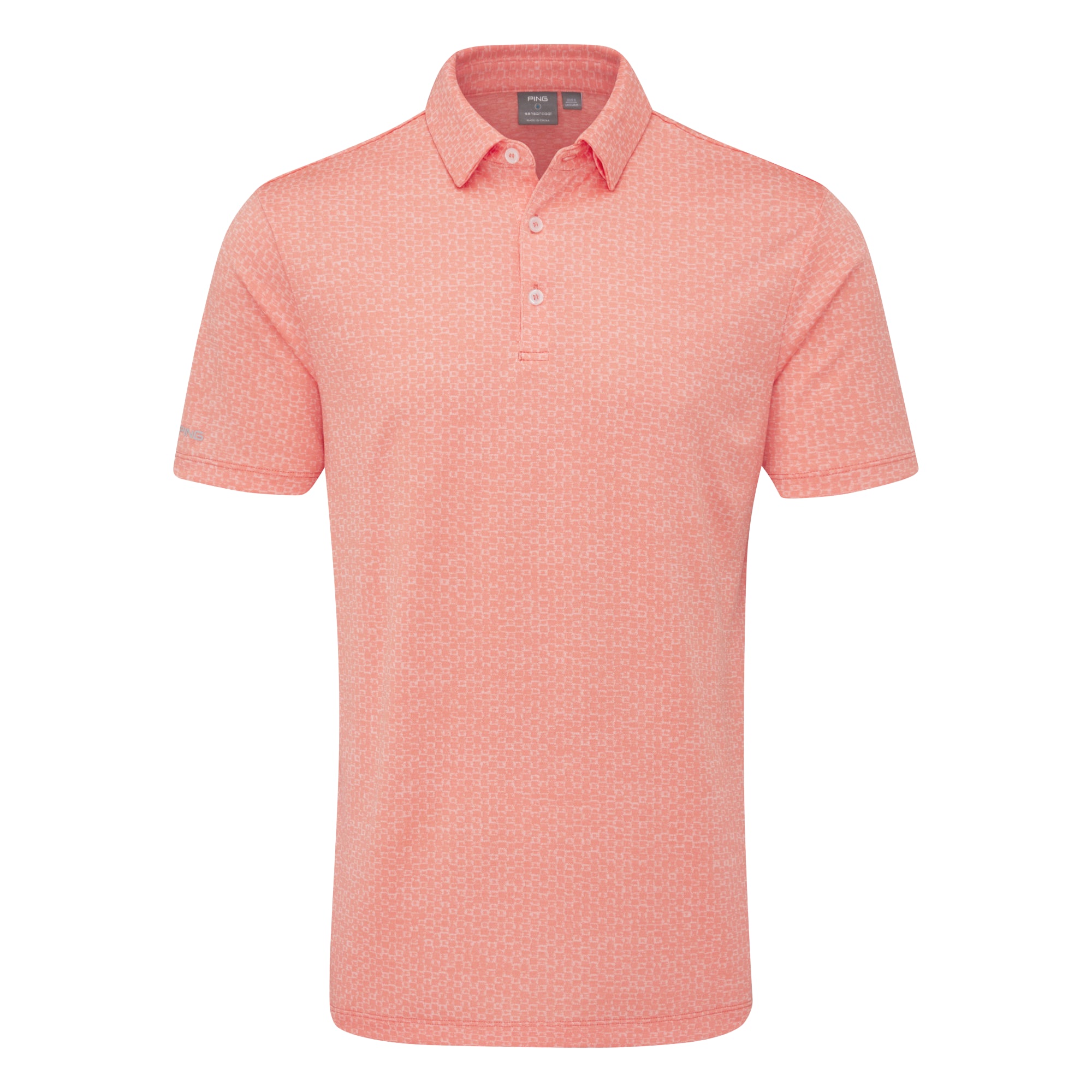 Ping Rafe Jacquard Golf Polo Shirt P03788
