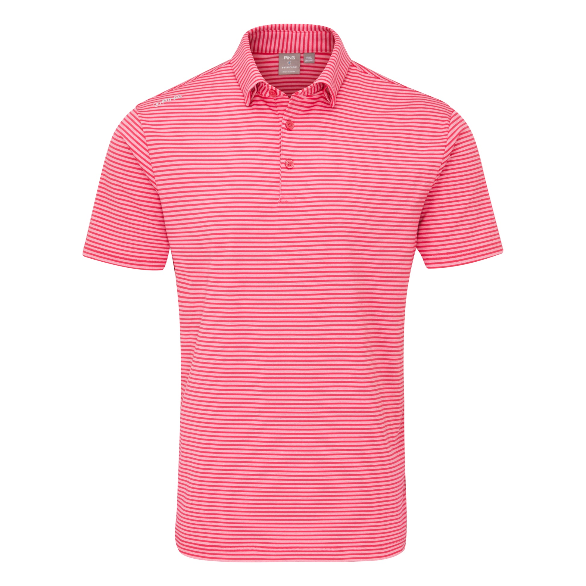 Ping Langford Striped Golf Polo Shirt P03790