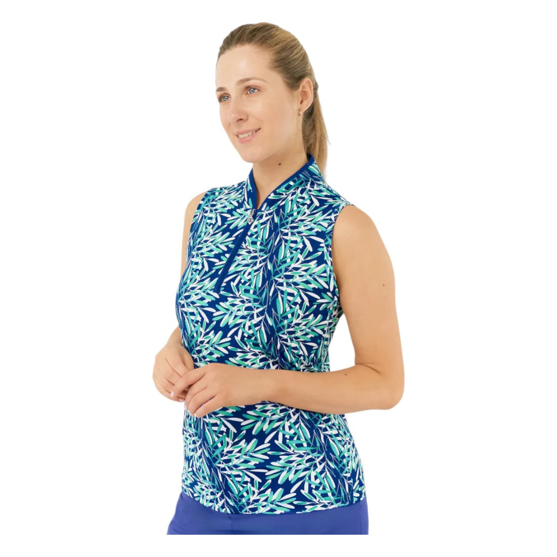 Pure Golf Ladies Rise Sleeveless Golf Polo Shirt PG-52008