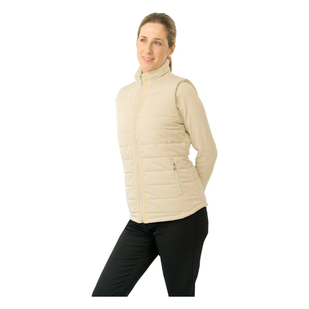 Pure Golf Ladies Hemisphere Faux Fur Collar Golf Gilet PG-58411