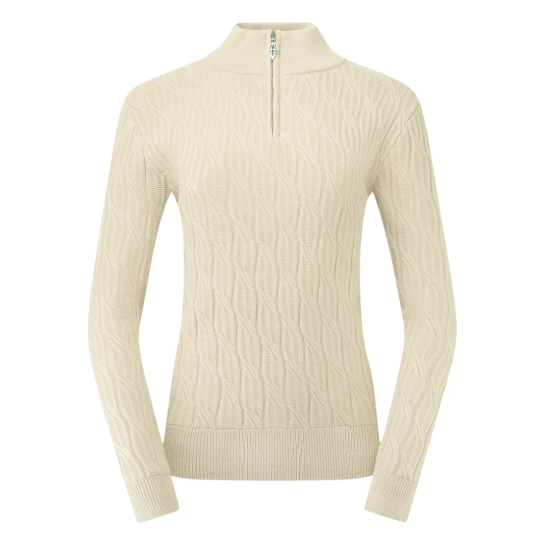 Pure Golf Ladies Sorrell 1/4 Zip Lined Golf Jumper PG-58506