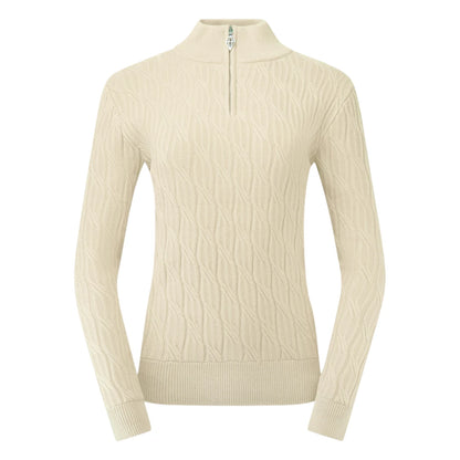 Pure Golf Ladies Sorrell 1/4 Zip Lined Golf Jumper PG-58506