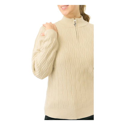 Pure Golf Ladies Sorrell 1/4 Zip Lined Golf Jumper PG-58506