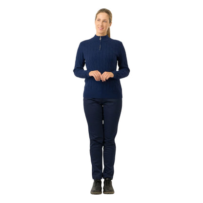 Pure Golf Ladies Sorrell 1/4 Zip Lined Golf Jumper PG-58506
