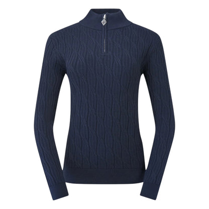 Pure Golf Ladies Sorrell 1/4 Zip Lined Golf Jumper PG-58506