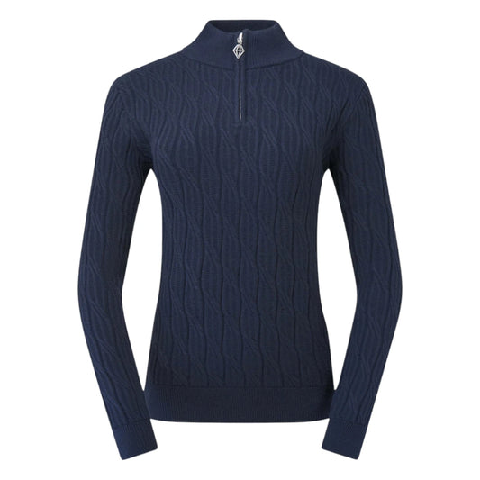 Pure Golf Ladies Sorrell 1/4 Zip Lined Golf Jumper PG-58506