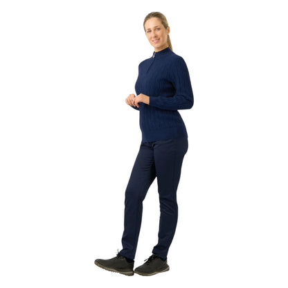 Pure Golf Ladies Sorrell 1/4 Zip Lined Golf Jumper PG-58506