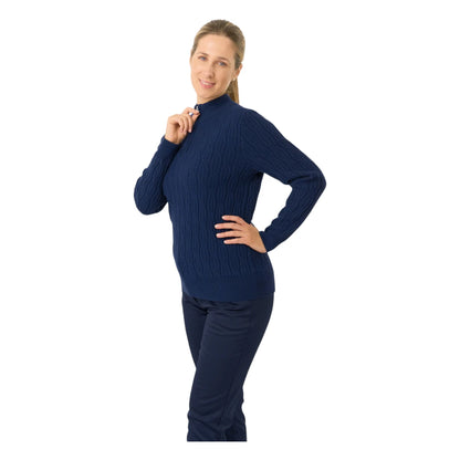 Pure Golf Ladies Sorrell 1/4 Zip Lined Golf Jumper PG-58506
