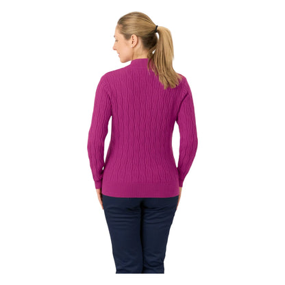 Pure Golf Ladies Sorrell 1/4 Zip Lined Golf Jumper PG-58506