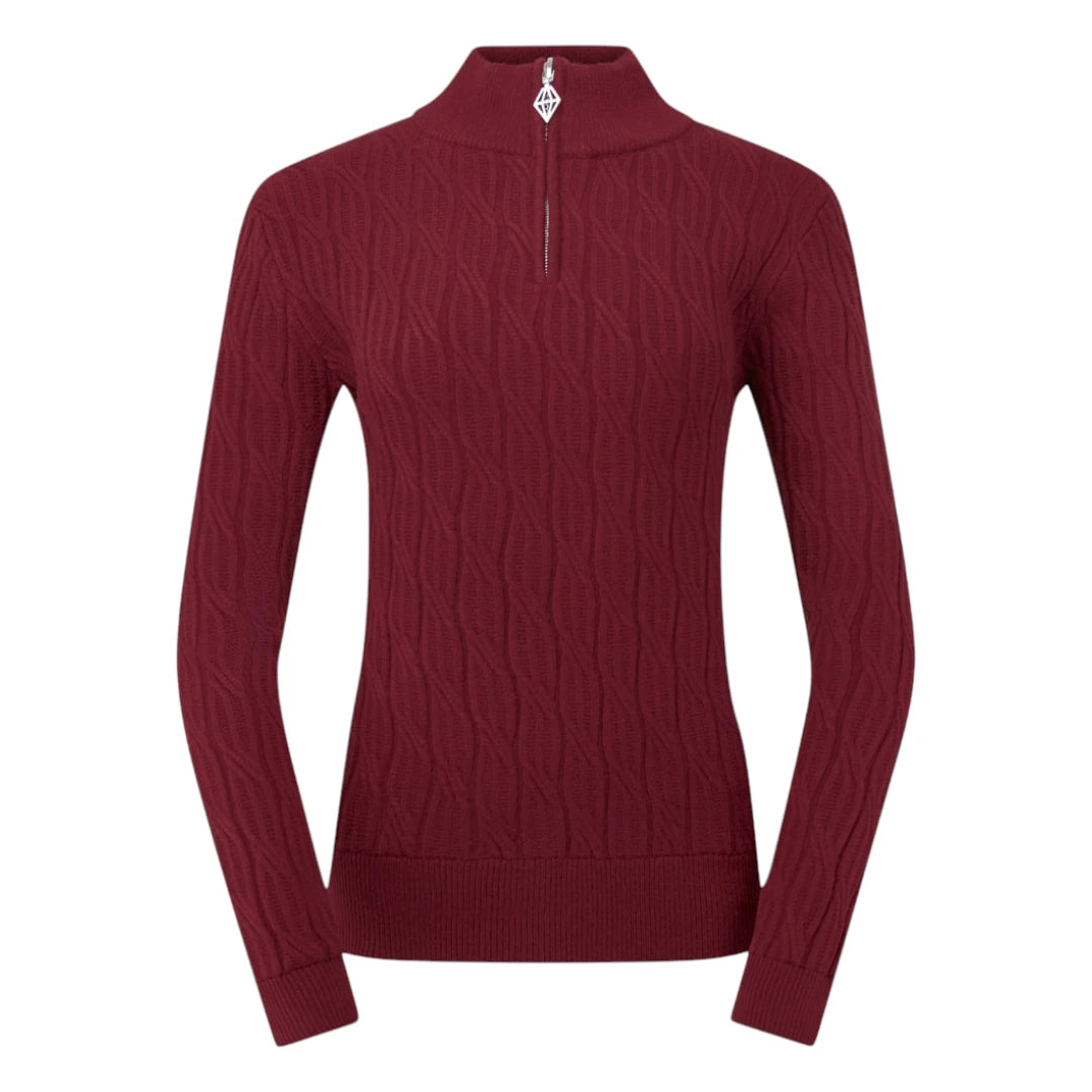 Pure Golf Ladies Sorrell 1/4 Zip Lined Golf Jumper PG-58506