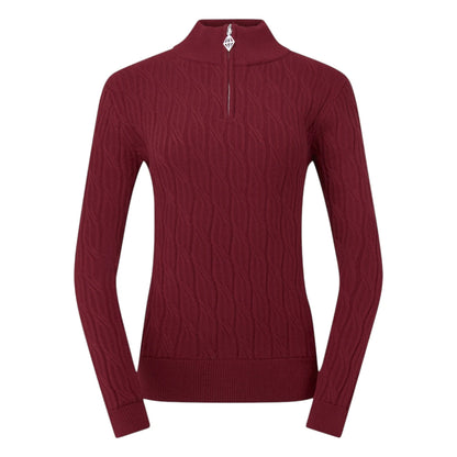 Pure Golf Ladies Sorrell 1/4 Zip Lined Golf Jumper PG-58506