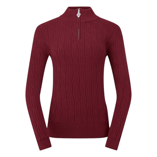 Pure Golf Ladies Sorrell 1/4 Zip Lined Golf Jumper PG-58506