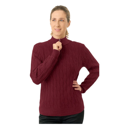 Pure Golf Ladies Sorrell 1/4 Zip Lined Golf Jumper PG-58506