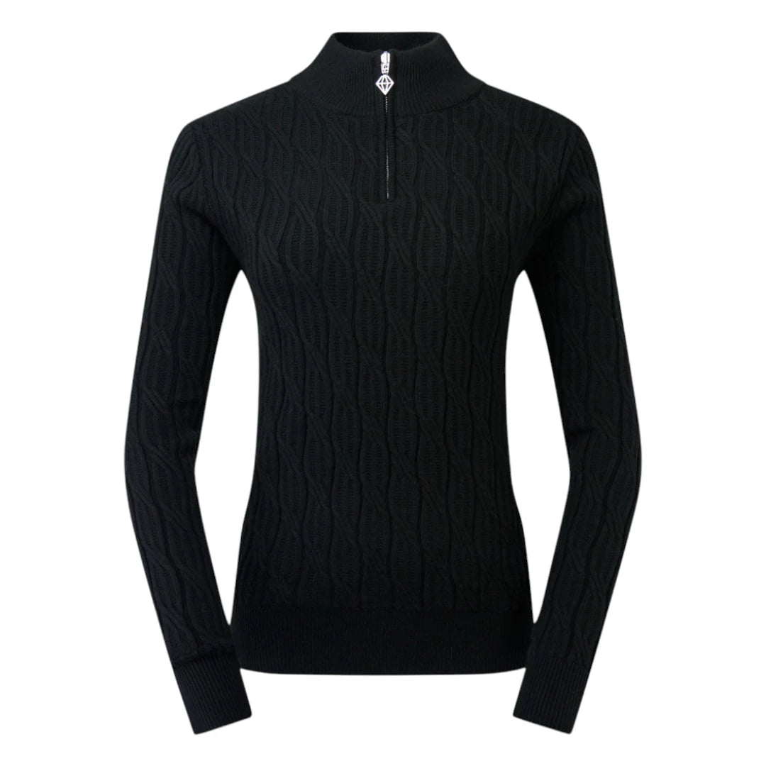 Pure Golf Ladies Sorrell 1/4 Zip Lined Golf Jumper PG-58506