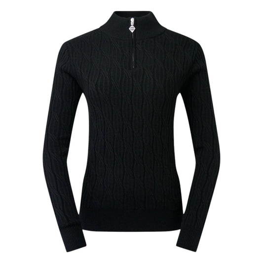 Pure Golf Ladies Sorrell 1/4 Zip Lined Golf Jumper PG-58506
