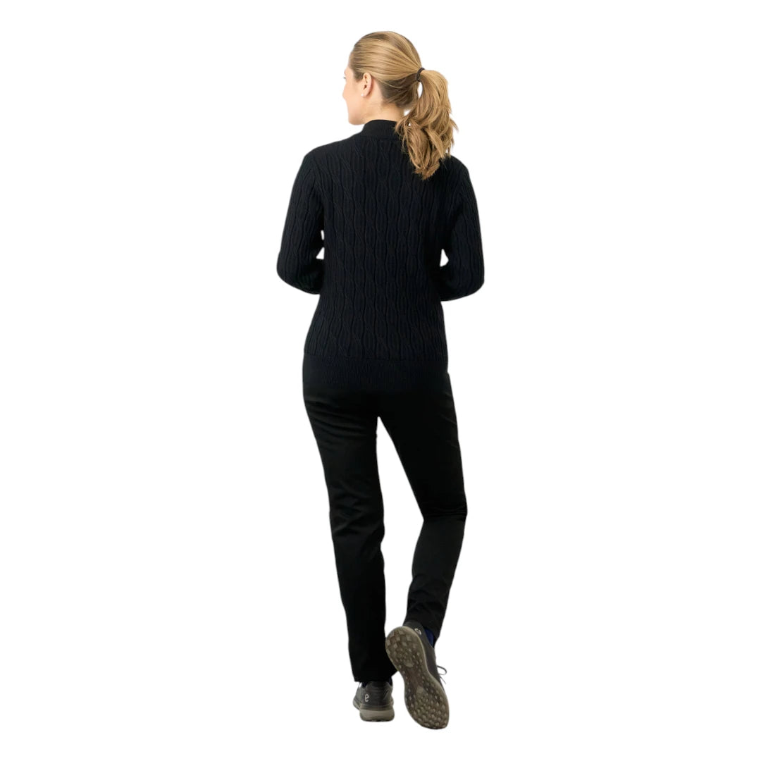 Pure Golf Ladies Sorrell 1/4 Zip Lined Golf Jumper PG-58506