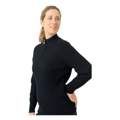 Pure Golf Ladies Sorrell 1/4 Zip Lined Golf Jumper PG-58506