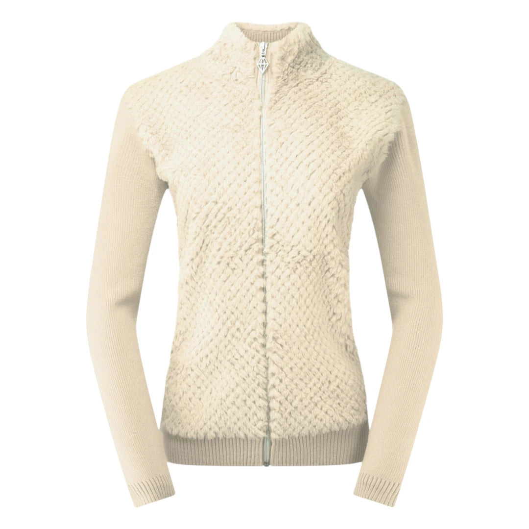 Pure Golf Ladies Ellisa Faux Fur Full Zip Golf Mid Layer PG-58508
