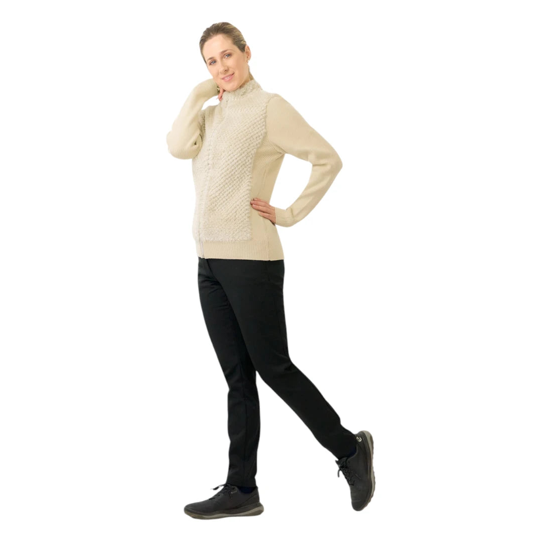 Pure Golf Ladies Ellisa Faux Fur Full Zip Golf Mid Layer PG-58508