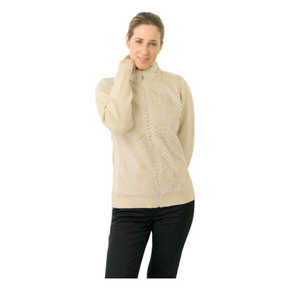 Pure Golf Ladies Ellisa Faux Fur Full Zip Golf Mid Layer PG-58508