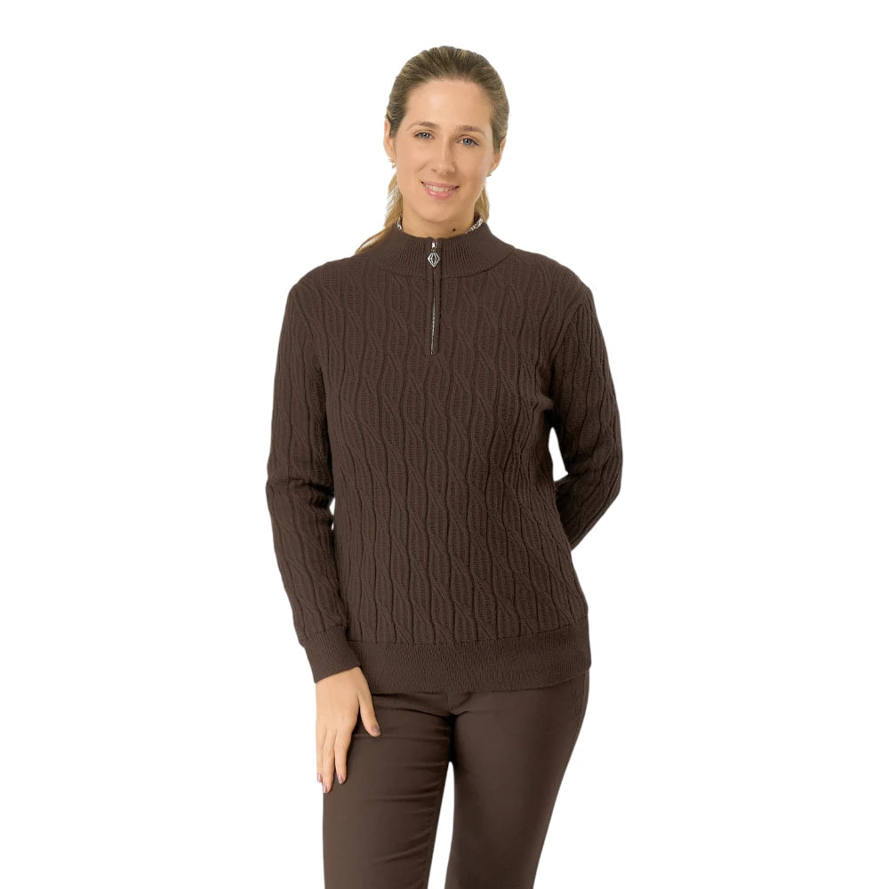 Pure Golf Ladies Sorrell Margot Knit Golf Midlayer PG-68506