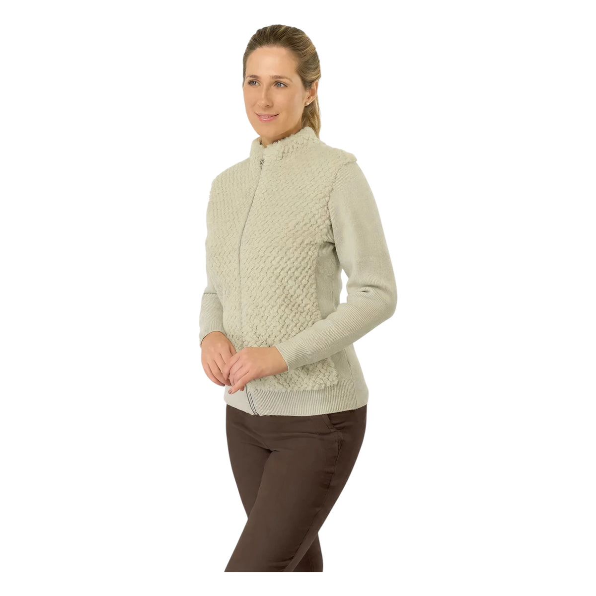 Pure Golf Ellisa Faux Fur Golf Cardigan PG-68508