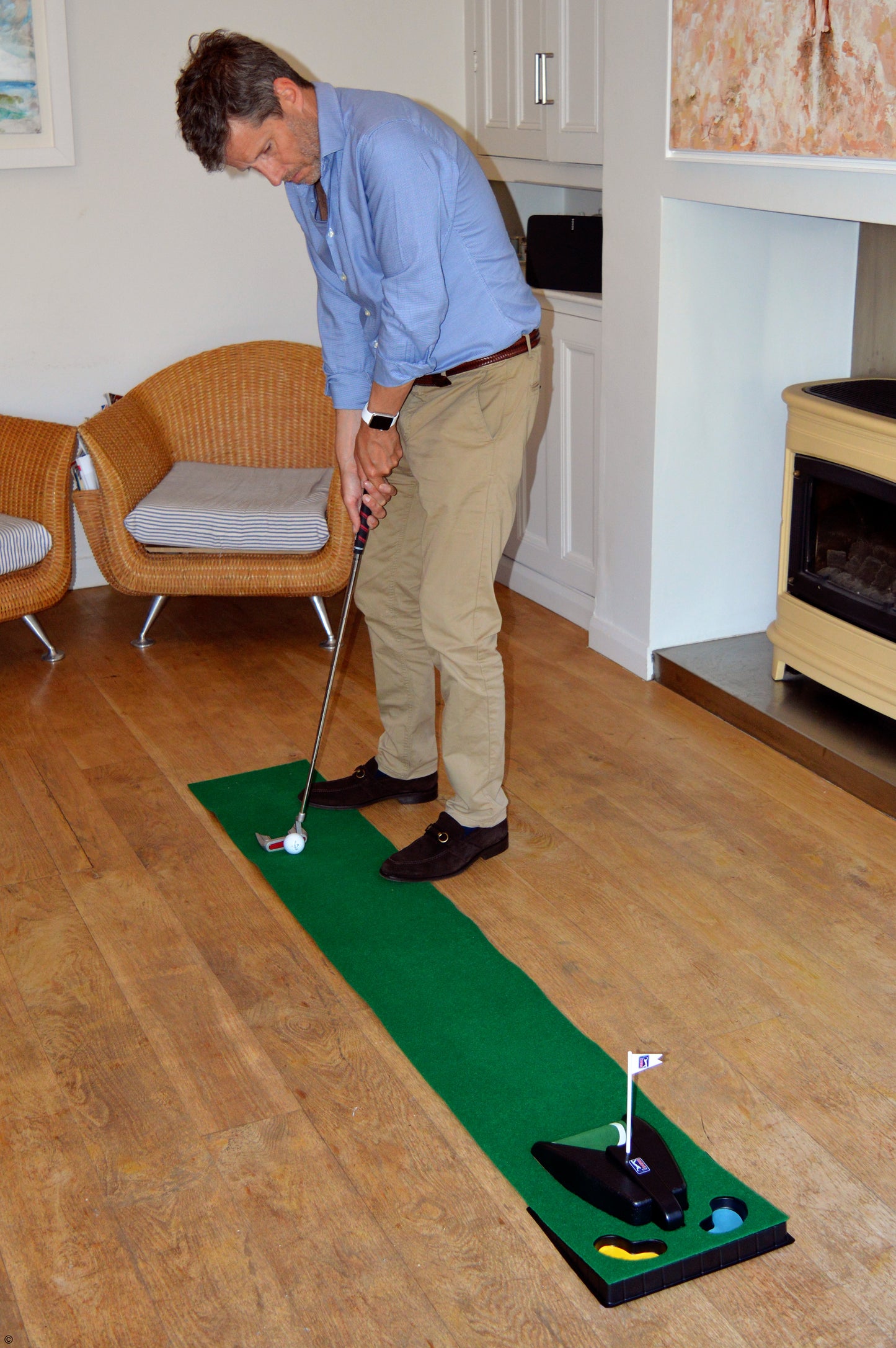 PGA Tour 6ft Auto Return Golf Putting Mat