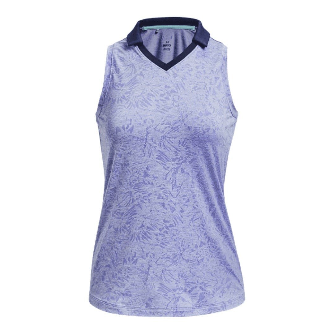 Under Armour Ladies Playoff Wild Fields SL Golf Polo Shirt 1377339