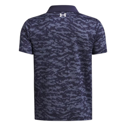 Junior Under Armour Performance Printed Golf Polo Shirt 1377349
