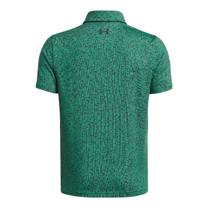 Junior Under Armour Playoff Printed Golf Polo Shirt 1382681