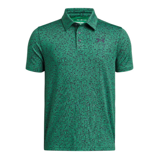 Junior Under Armour Playoff Printed Golf Polo Shirt 1382681