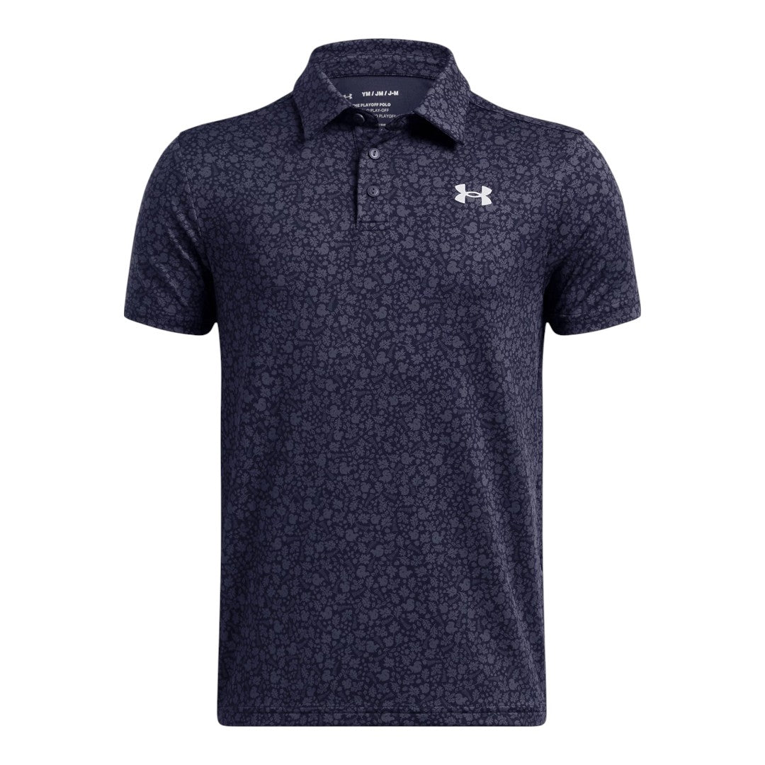 Junior Under Armour Playoff Printed Golf Polo Shirt 1382681
