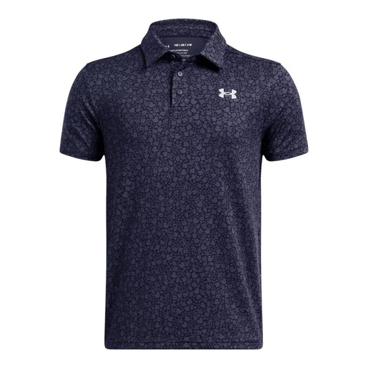 Junior Under Armour Playoff Printed Golf Polo Shirt 1382681