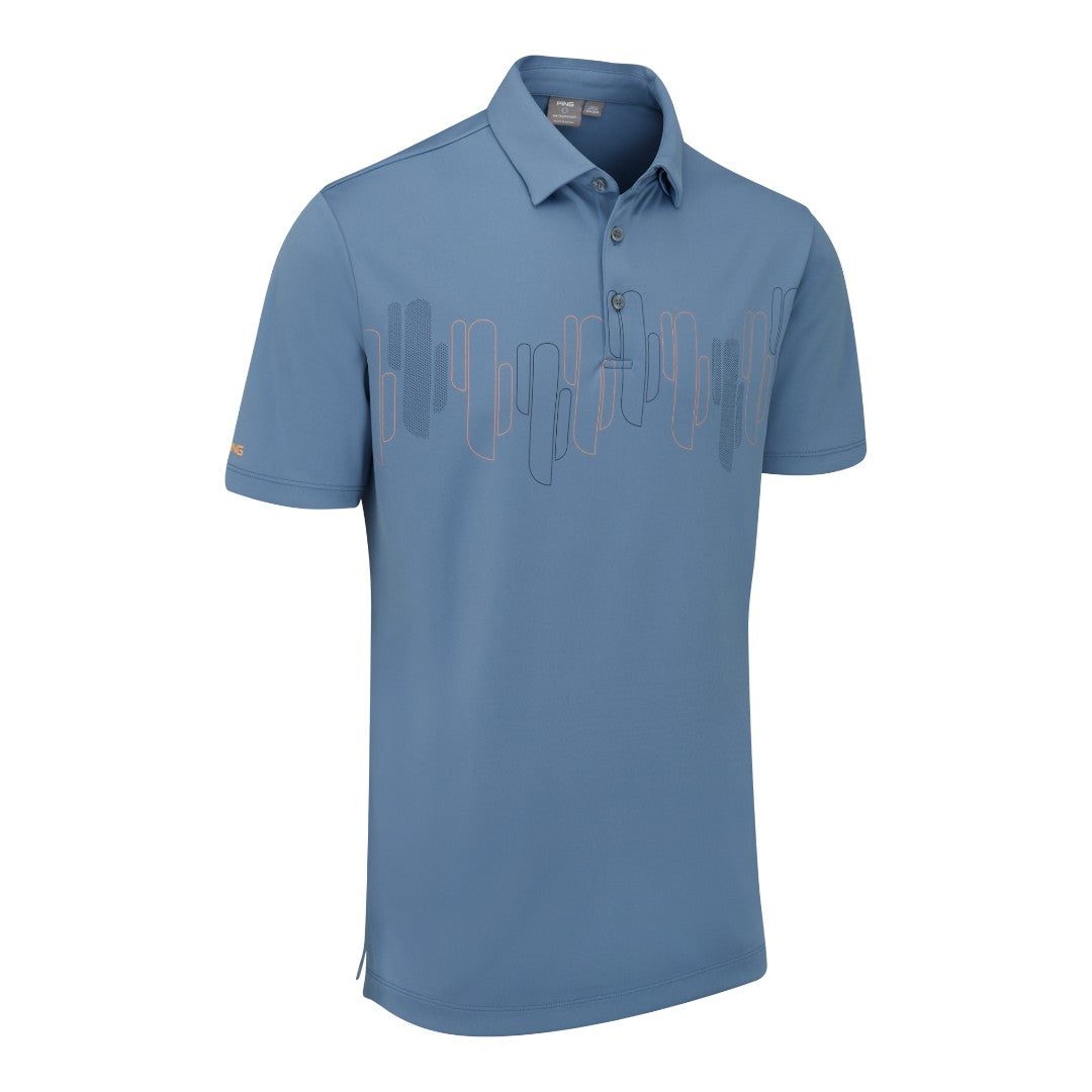 Ping Arizona Cactus Print Golf Polo Shirt P03666